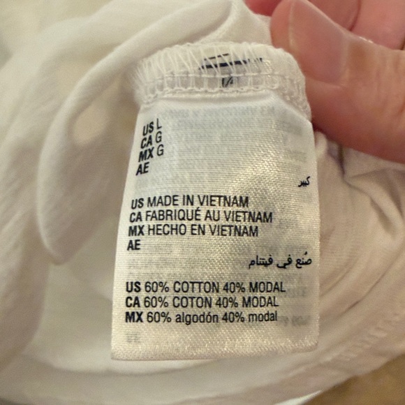 Style & Co Cream Blouse Square Neck - Picture 6 of 7